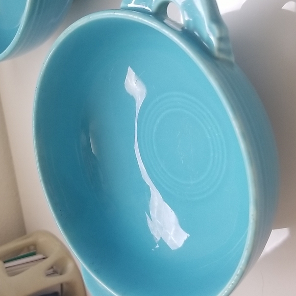 Fiestaware Vintage Cream Soup Bowls - Picture 7 of 8